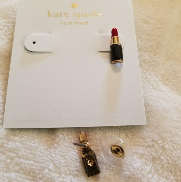 Kate♠Spade 💋Kiss & 💄Makeup Earrings5. - Picture 3 of 6